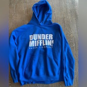 BLUE DUNDER MIFFLIN HOODIE